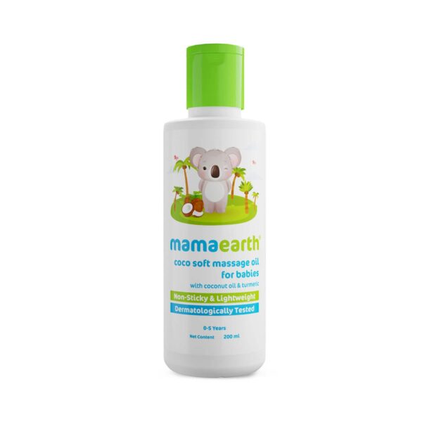 Mamaearth Coco Soft Massage Oil For Babies (200ml) - Mamaearth