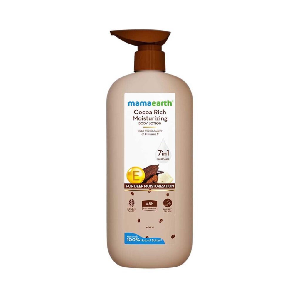 Mamaearth Cocoa Rich Moisturizing Body Lotion For Deep 48H Moisturization (400 ml) - Mamaearth