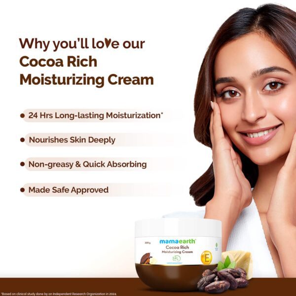 Mamaearth Cocoa Rich Moisturizing Cream (200 g) - Mamaearth