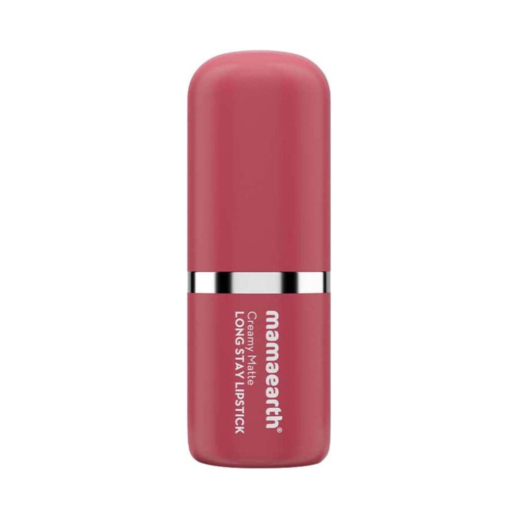 Mamaearth Creamy Matte Long Stay Lipstick - Pink Rose (4.2 g) - Mamaearth