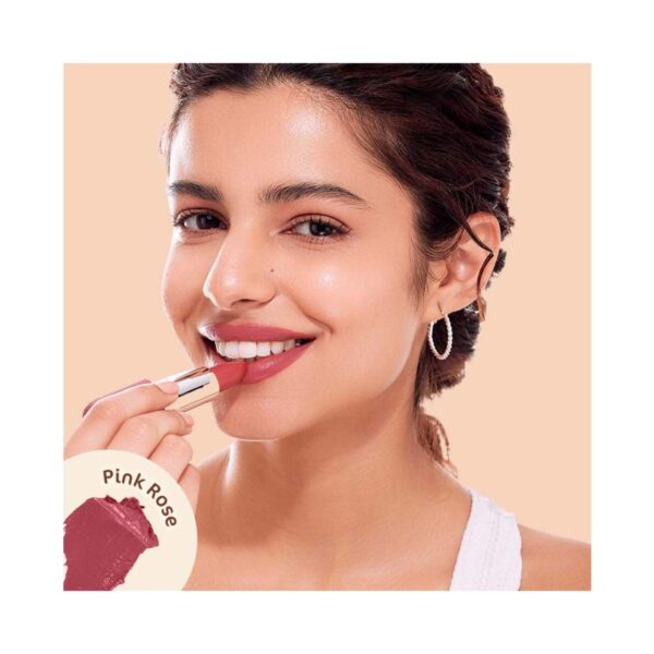 Mamaearth Creamy Matte Long Stay Lipstick - Pink Rose (4.2 g) - Mamaearth
