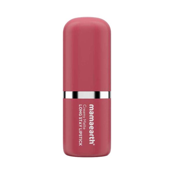 Mamaearth Creamy Matte Long Stay Lipstick - Pink Rose (4.2 g) - Mamaearth