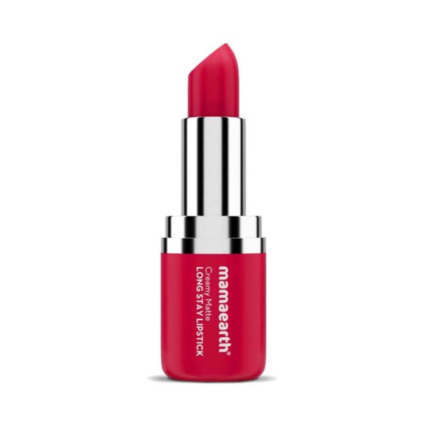 Mamaearth Creamy Matte Long Stay Lipstick - Tulip Magenta (4.2 g) - Mamaearth