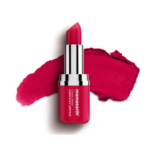 Mamaearth Creamy Matte Long Stay Lipstick - Tulip Magenta (4.2 g) - Mamaearth