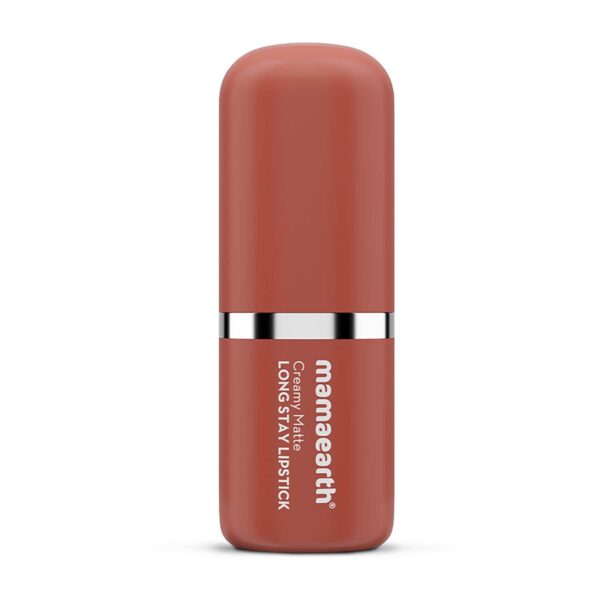 Mamaearth Creamy Matte Long Stay Lipstick with Murumuru Butter and Vitamin E - Brown Truffle (4.2 g) - Mamaearth