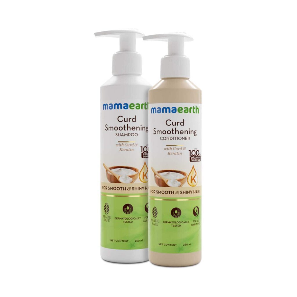 Mamaearth Curd Shampoo (250 ml) + Curd Conditioner (250 ml) Combo - Mamaearth