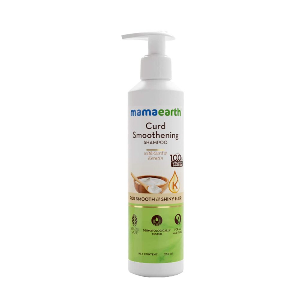 Mamaearth Curd Smoothening Shampoo (250ml) - Mamaearth