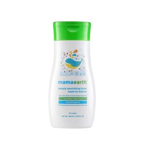 Mamaearth Deeply Nourishing Body Wash For Babies (200ml) - Mamaearth