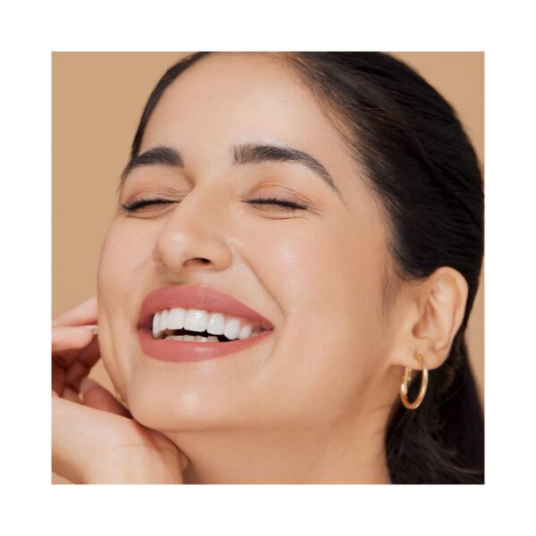 Mamaearth Feather Light Liquid Matte Mini Lipstick With Coconut & Vitamin E - 02 Nude Punch (1.2ml) - Mamaearth