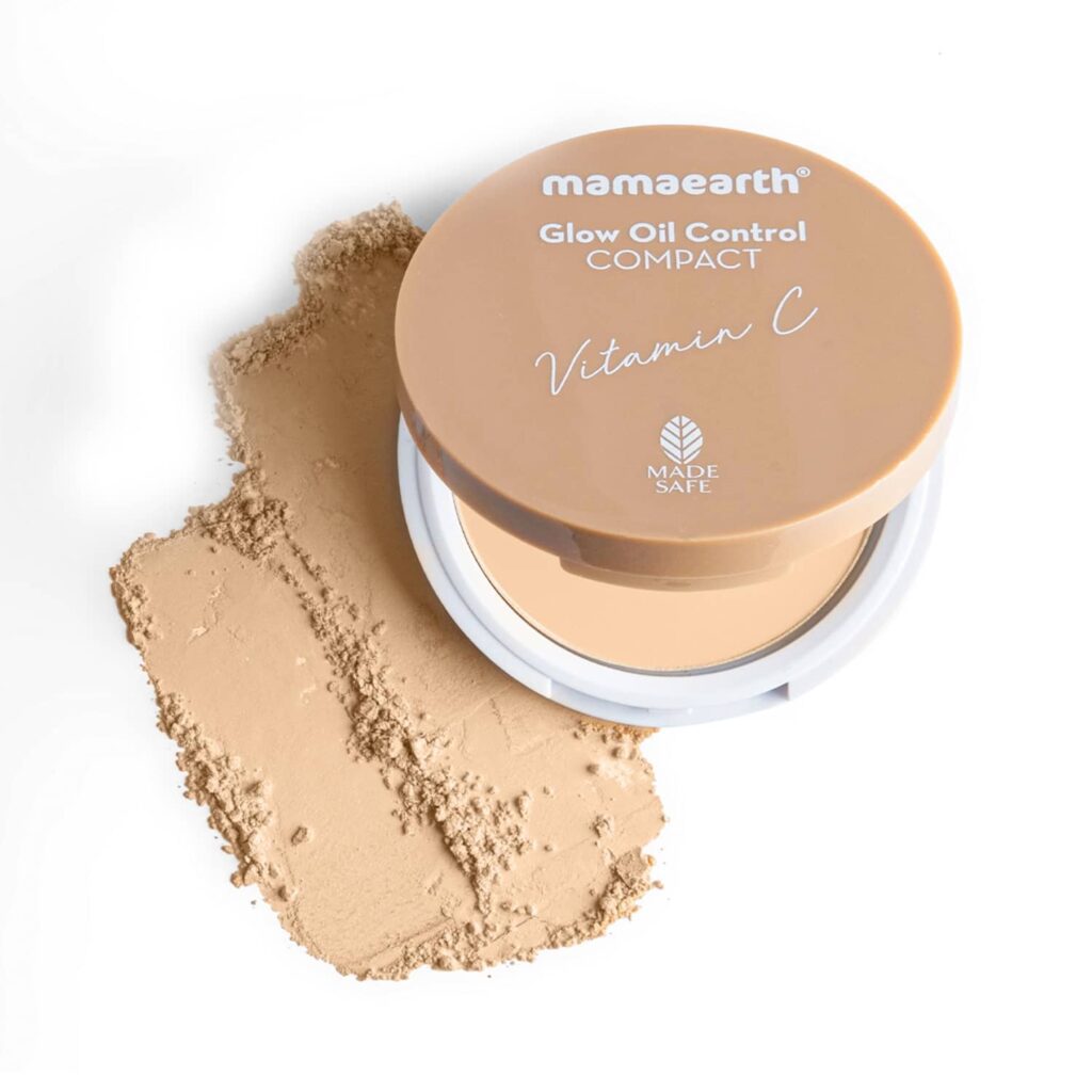 Mamaearth Glow Oil Control Compact SPF 30 - 01 Ivory Glow (9g) - Mamaearth