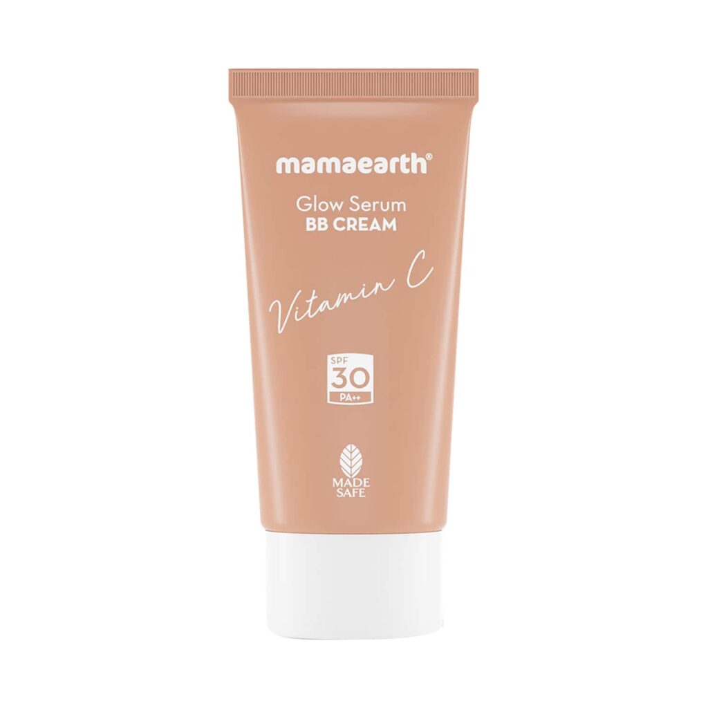 Mamaearth Glow Serum BB Cream SPF 30 PA++ With Vitamin C & Turmeric - Beige (25g) - Mamaearth