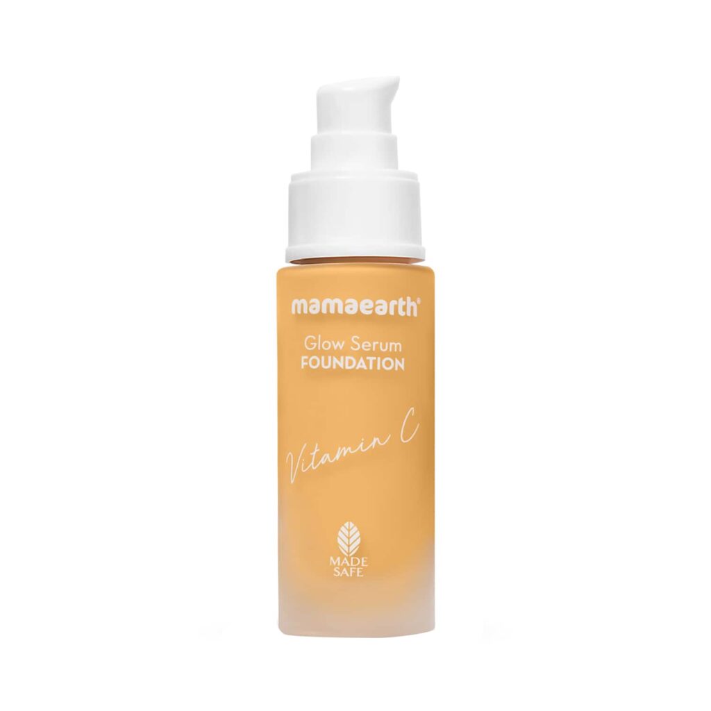 Mamaearth Glow Serum Foundation - 02 Crème Glow (30ml) - Mamaearth