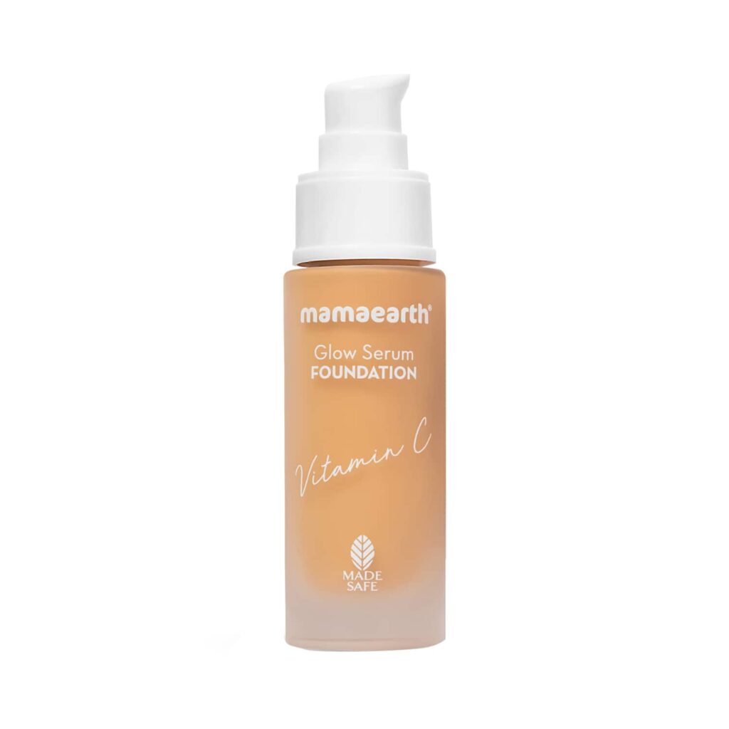 Mamaearth Glow Serum Foundation - 06 Almond Glow (30ml) - Mamaearth