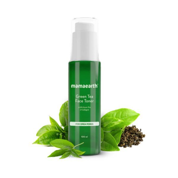 Mamaearth Green Tea Face Toner With Green Tea & Collagen For Open Pores (100ml) - Mamaearth