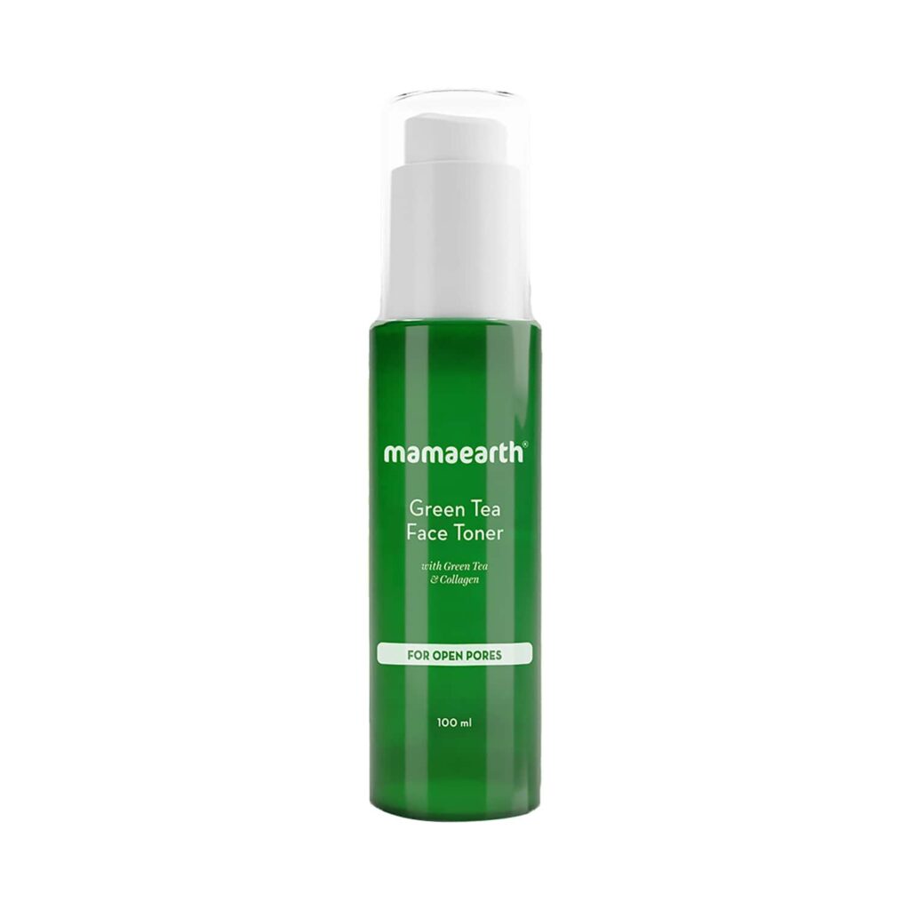 Mamaearth Green Tea Face Toner With Green Tea & Collagen For Open Pores (100ml) - Mamaearth