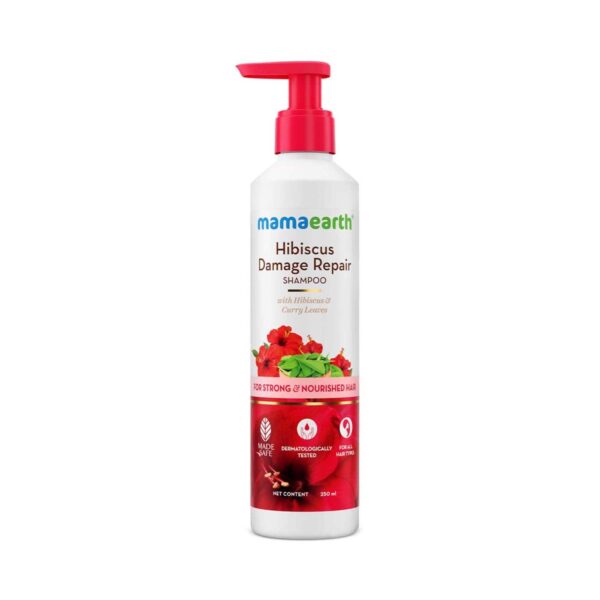 Mamaearth Hibiscus Damage Repair Shampoo (250 ml) - Mamaearth