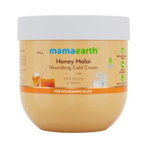 Mamaearth Honey Malai Cold Cream For Nourishing Glow (200g) - Mamaearth