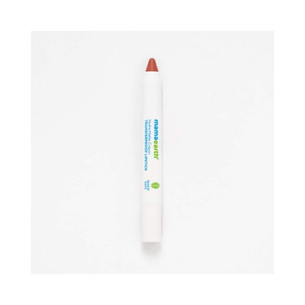 Mamaearth Hydra-Matte Crayon Transferproof Lipstick - 06 Cafe Latte Nude (2.4g) - Mamaearth