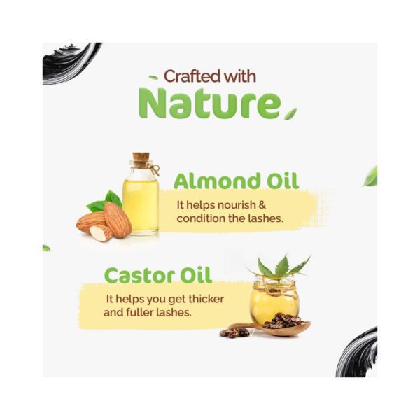 Mamaearth Lash Care Volumizing Mascara With Castor Oil & Almond Oil - Black (13g) - Mamaearth
