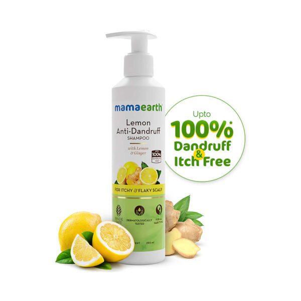 Mamaearth Lemon Anti-Dandruff Shampoo (250ml) - Mamaearth