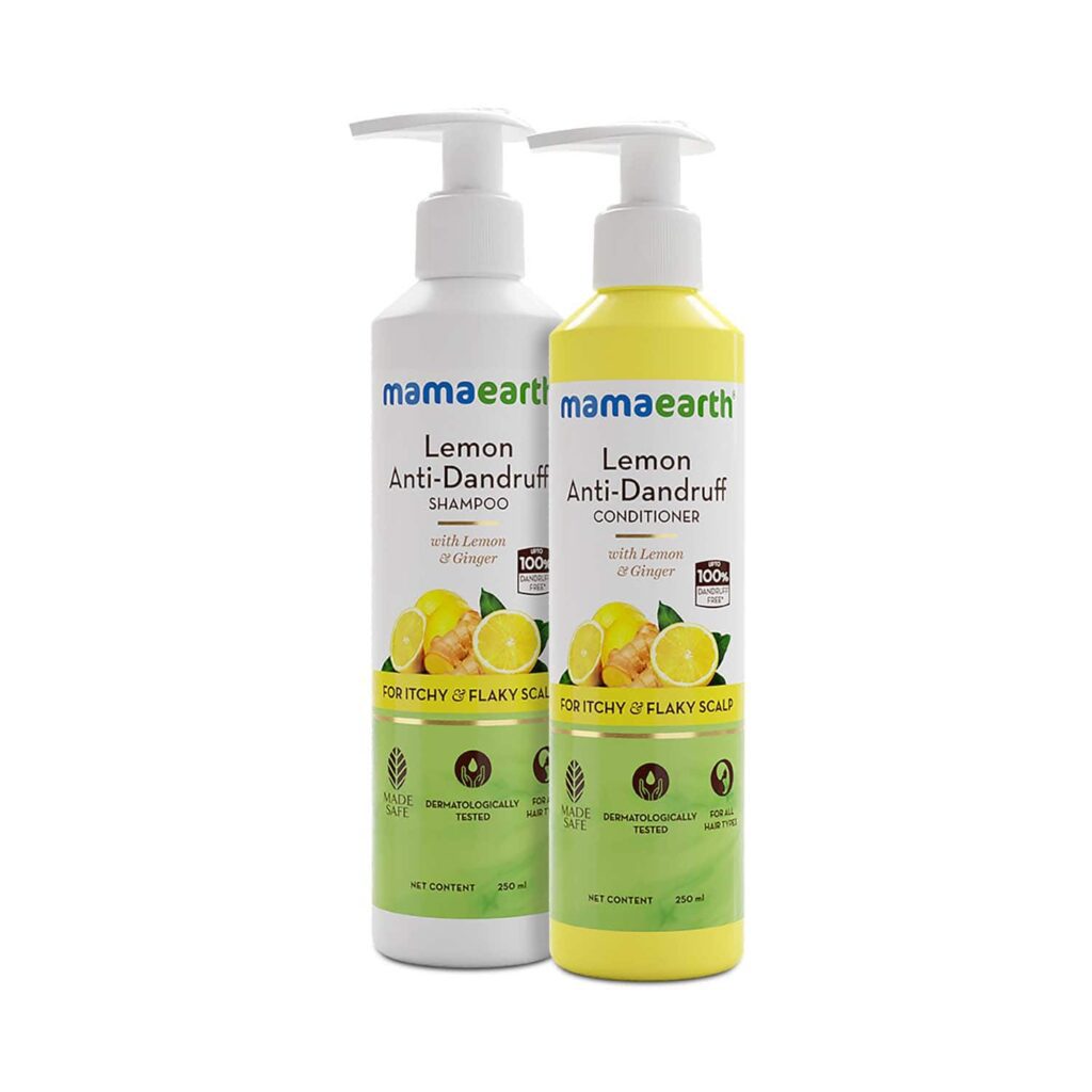 Mamaearth Lemon Shampoo(250 ml) + Lemon Conditioner (250 ml) Combo - Mamaearth