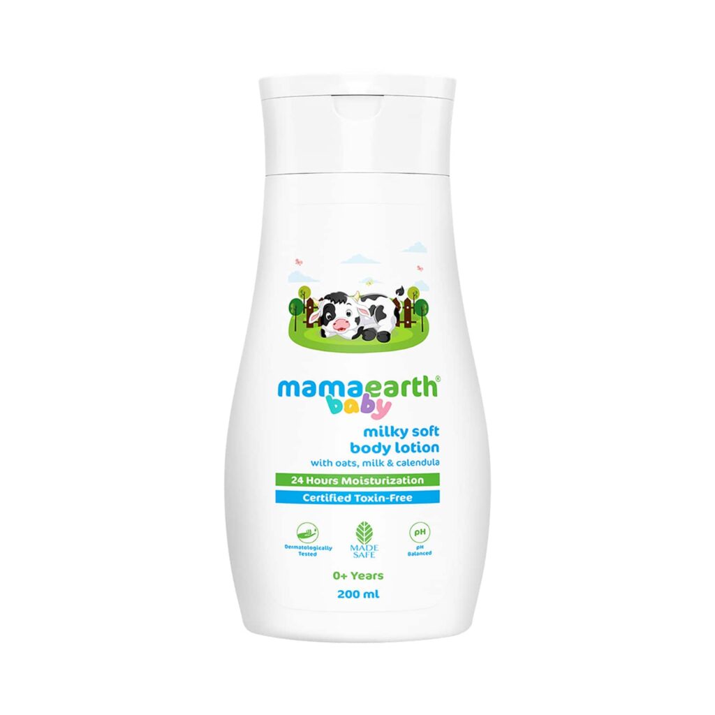 Mamaearth Milky Soft Body Lotion For Babies (200 ml) - Mamaearth