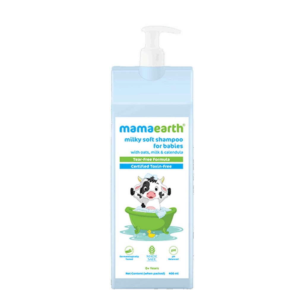 Mamaearth Milky Soft Shampoo For Babies (400ml) - Mamaearth
