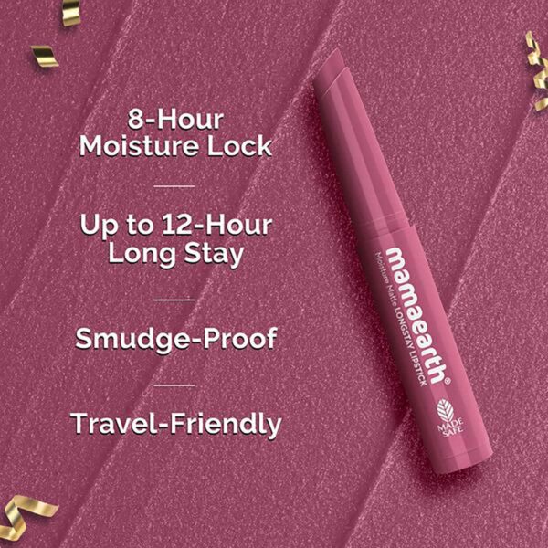 Mamaearth Moisture Matte Long Stay Lipstick Gift Set - Nude Perfection (3 pcs) - Mamaearth