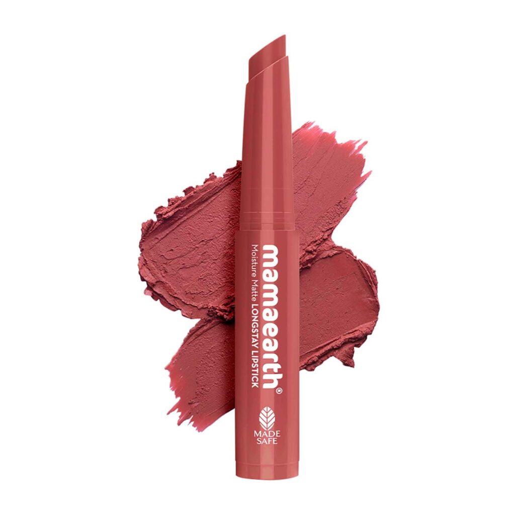 Mamaearth Moisture Matte Longstay Lipstick - 01 Carnation Nude (0.7 g) - Mamaearth