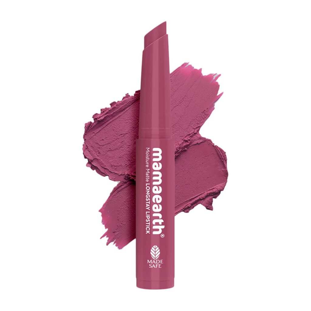 Mamaearth Moisture Matte Longstay Lipstick - 07 Raspberry Scarlet (0.7 g) - Mamaearth
