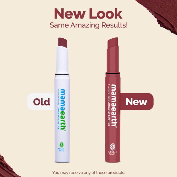Mamaearth Moisture Matte Longstay Lipstick With Avocado Oil & Vitamin E - 02 Plum Punch (2g) - Mamaearth