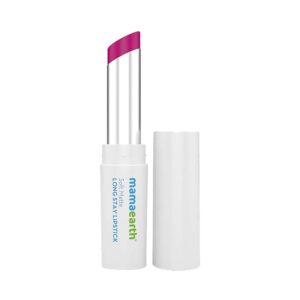 Mamaearth Moisture Soft Matte Longstay Lipstick - 02 Mulberry Pink (3.5g) - Mamaearth