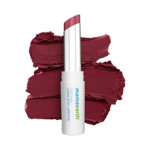 Mamaearth Moisture Soft Matte Longstay Lipstick - 03 Grape Wine (3.5g) - Mamaearth