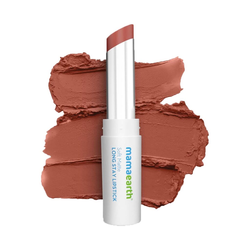 Mamaearth Moisture Soft Matte Longstay Lipstick - 09 Honey Blush (3.5g) - Mamaearth