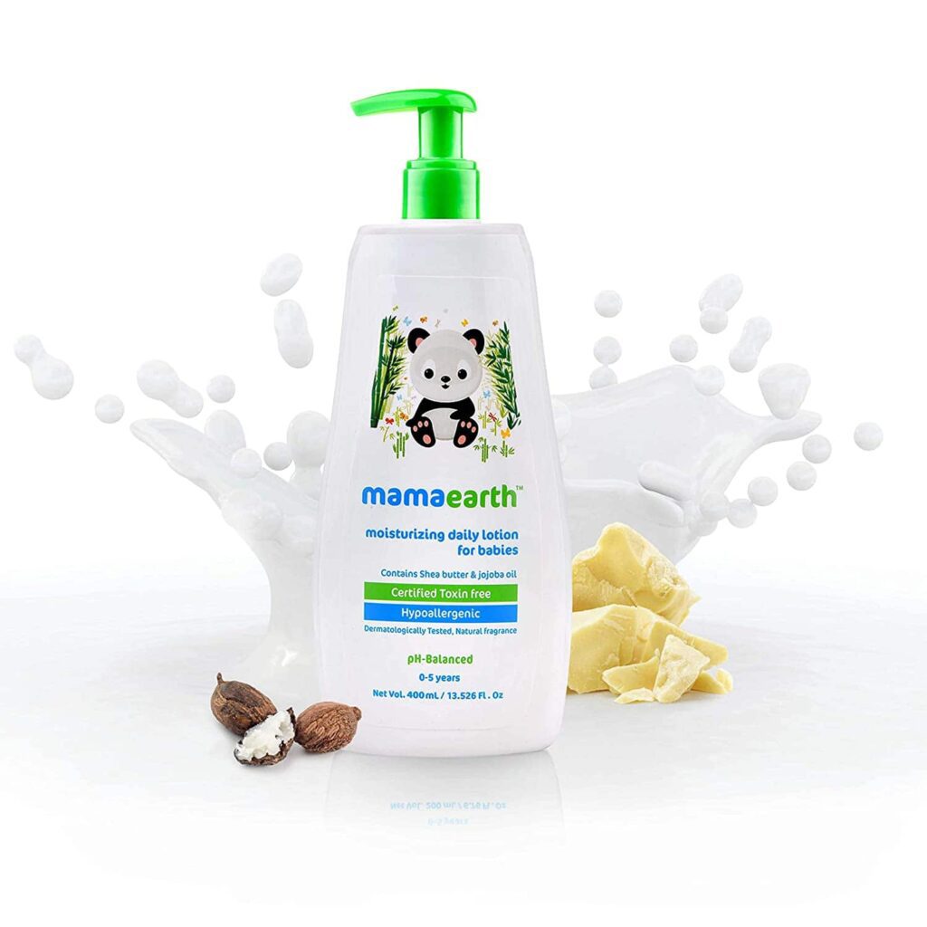 Mamaearth Moisturizing Daily Lotion For Babies (400ml) - Mamaearth