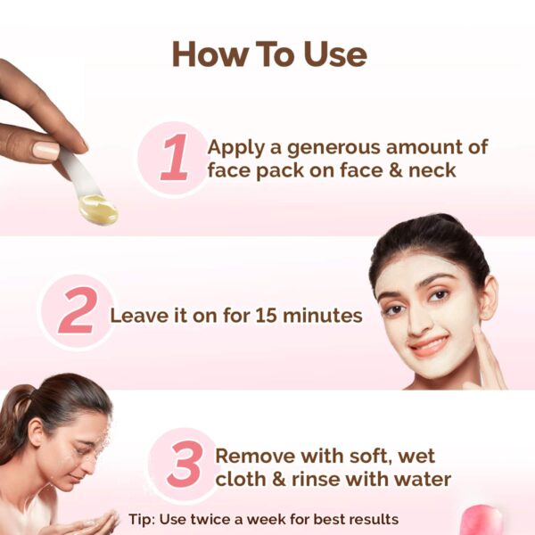 Mamaearth Multani Mitti Oil Balance Face Pack Multani Mitti & Bulgarian Rose (200 g) - Mamaearth