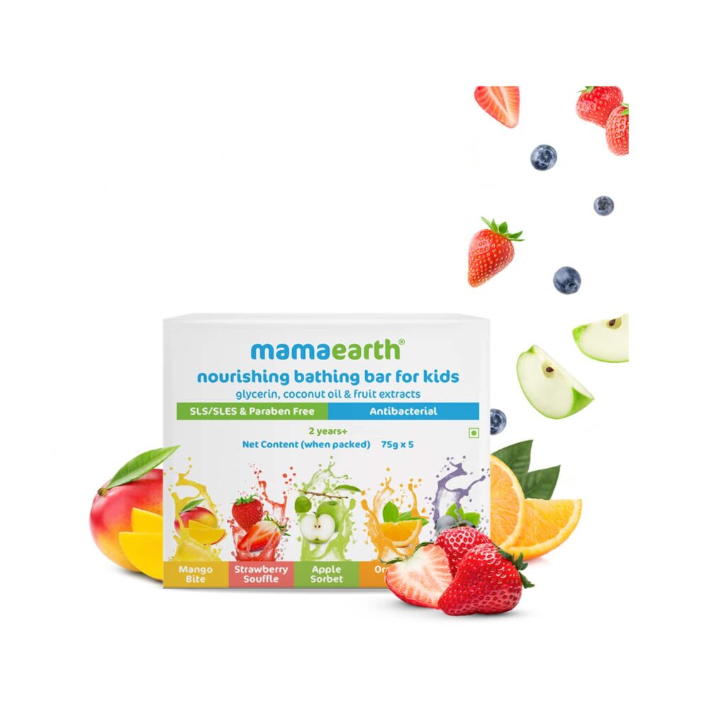Mamaearth Nourishing Bathing Bar For Kids - (5Pcs) - Mamaearth