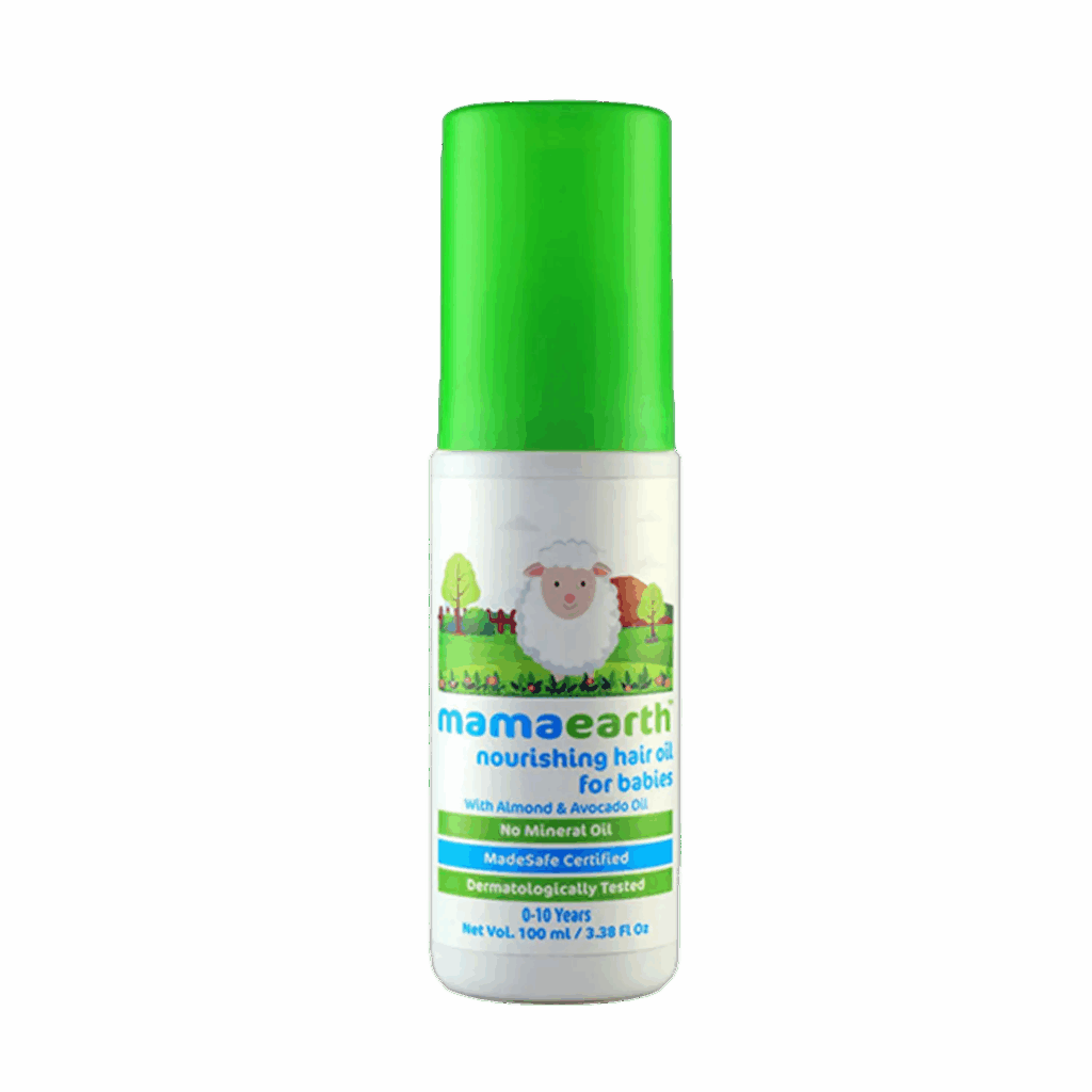 Mamaearth Nourishing Hair Oil For Babies (100ml) - Mamaearth