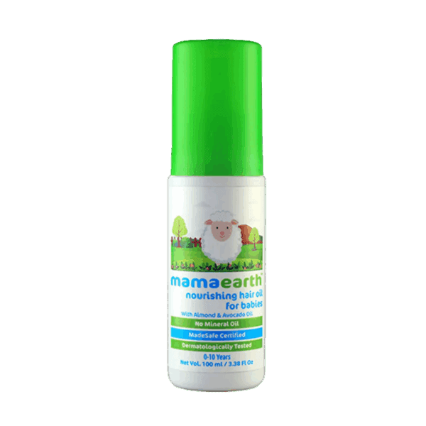 Mamaearth Nourishing Hair Oil For Babies (100ml) - Mamaearth