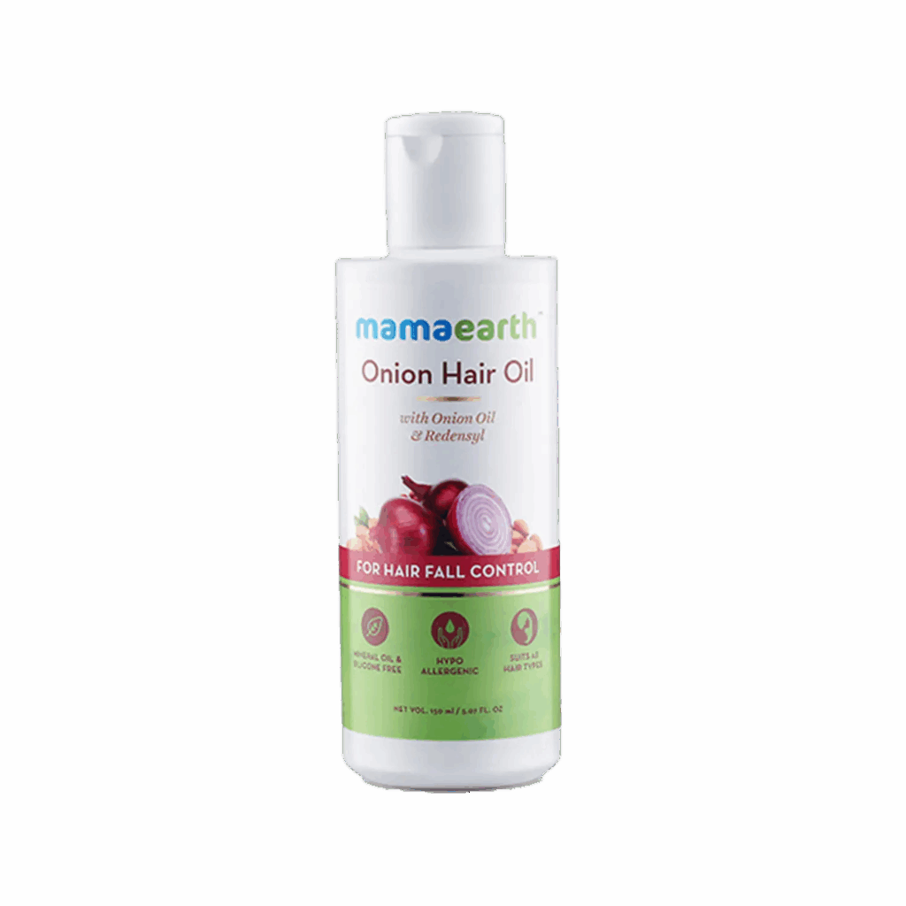 Mamaearth Onion Hair Oil For Hair Regrowth & Hair Fall Control (150ml) - Mamaearth