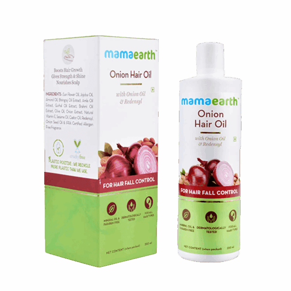 Mamaearth Onion Oil (250 ml) + Onion Shampoo (250 ml) + Onion Conditioner (250 ml) Combo - Mamaearth
