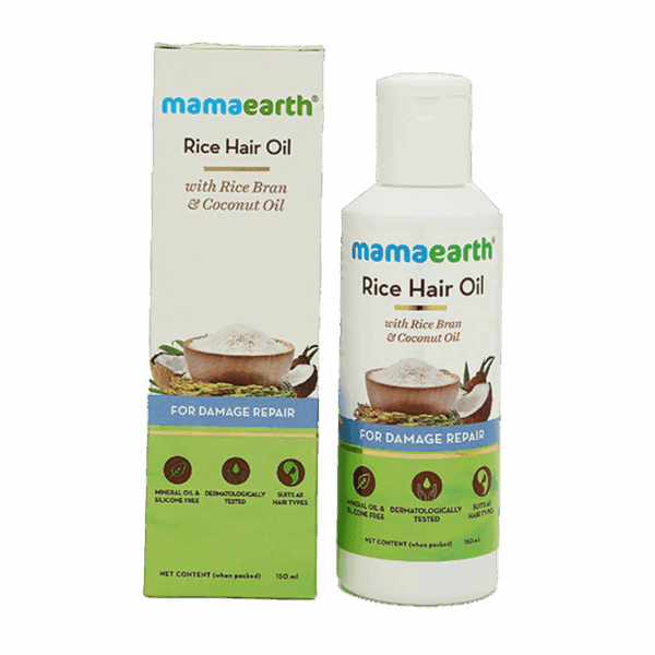 Mamaearth Rice Hair Oil (150ml) - Mamaearth