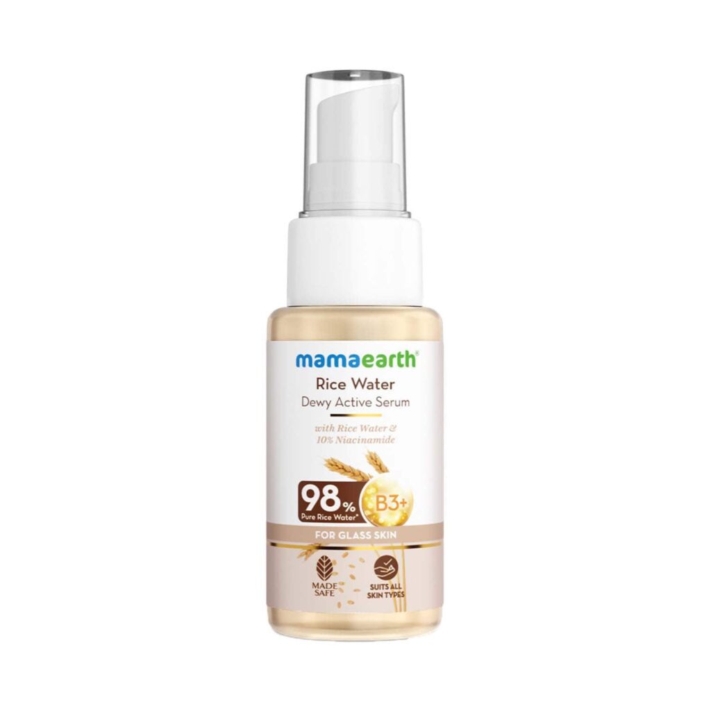 Mamaearth Rice Water Dewy Active Serum (50 ml) - Mamaearth