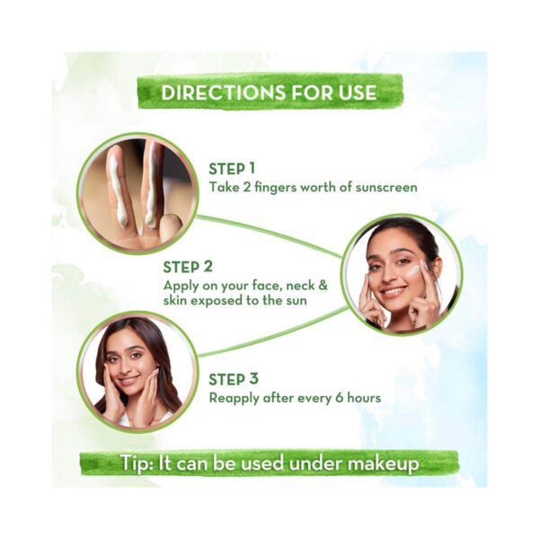 Mamaearth Rice Water Dewy Sunscreen with Rice Water & Niacinamide & Tan Protection SPF 50 PA++++ (80g) - Mamaearth