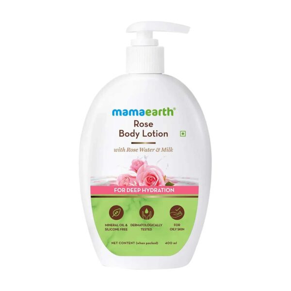 Mamaearth Rose Body Lotion (400ml) - Mamaearth