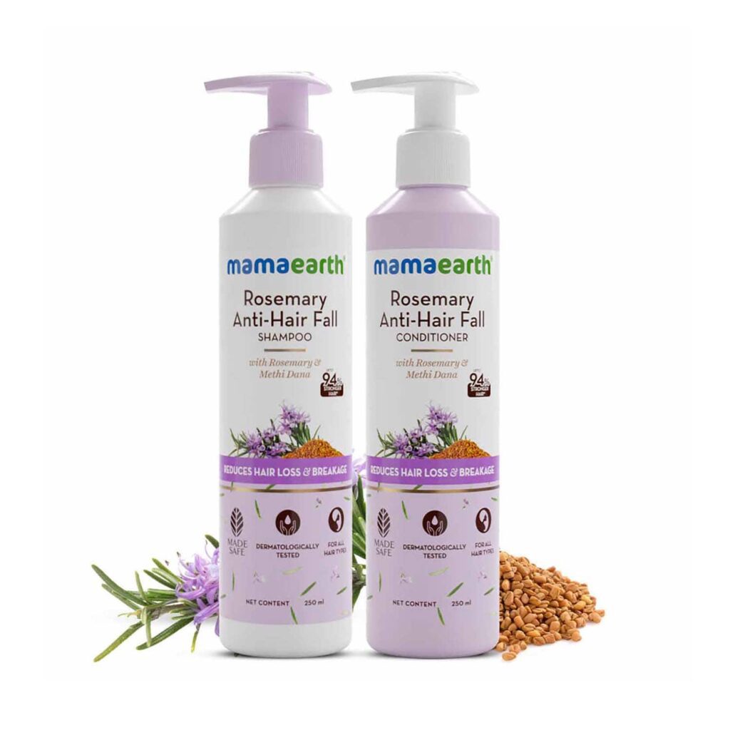 Mamaearth Rosemary Anti-Hair Fall Combo (500 ml) - Mamaearth