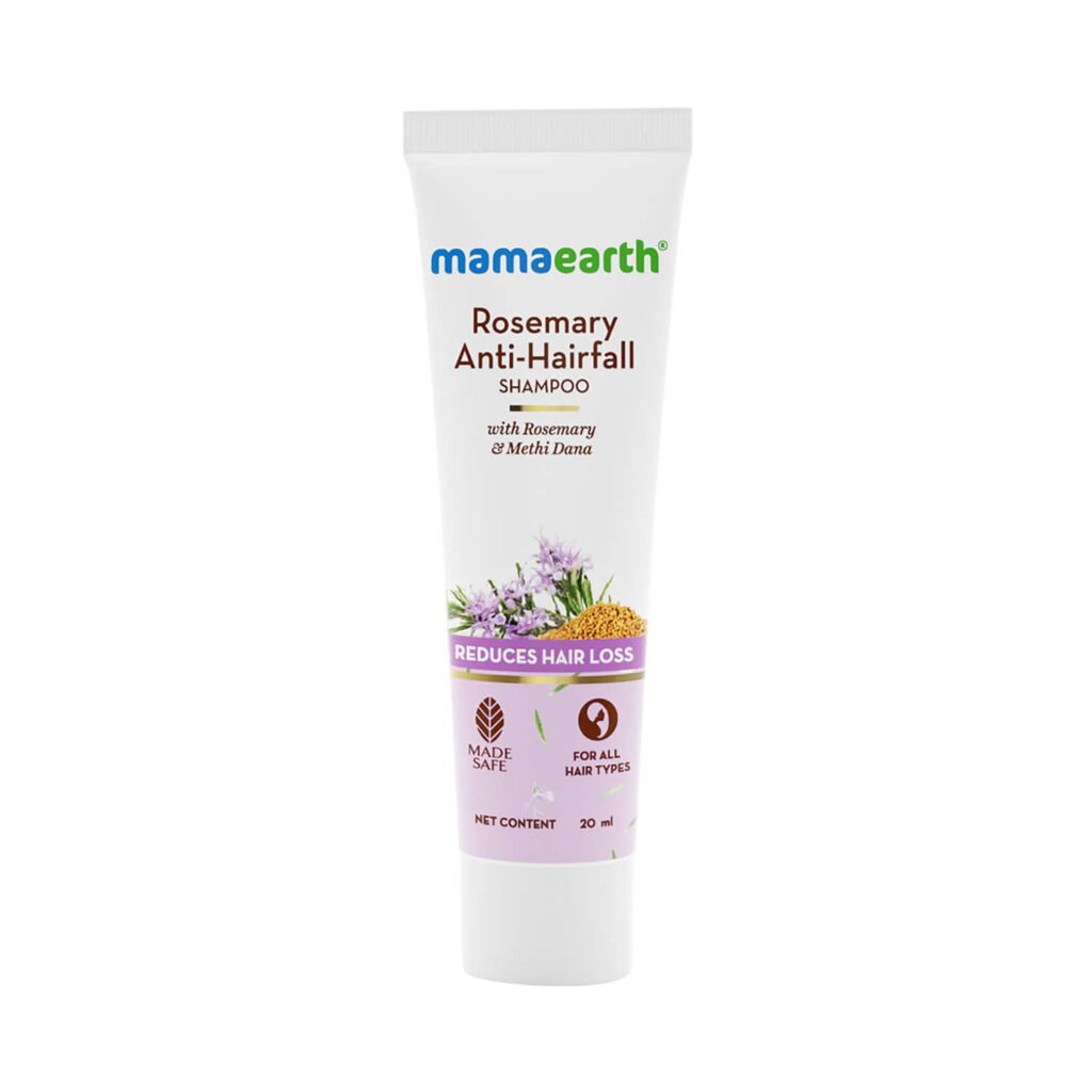 Mamaearth Rosemary Anti-Hair Fall Shampoo With Rosemary & Methi Dana (20ml) - Mamaearth