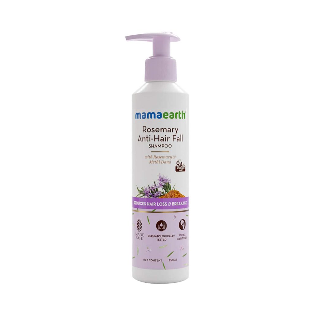Mamaearth Rosemary Anti-Hair Fall Shampoo With Rosemary & Methi Dana (250ml) - Mamaearth