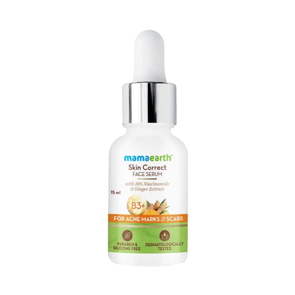 Mamaearth Skin Correct Face Serum With Niacinamide And Ginger Extract (15ml) - Mamaearth