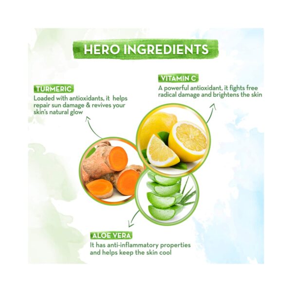 Mamaearth Skin Illuminate Sunscreen With SPF 50 Gel With Vitamin C & Turmeric (50g) - Mamaearth